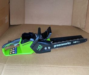 Greenworks Cordless 16” 400mm 40Volt Brushless Chainsaw CSF404