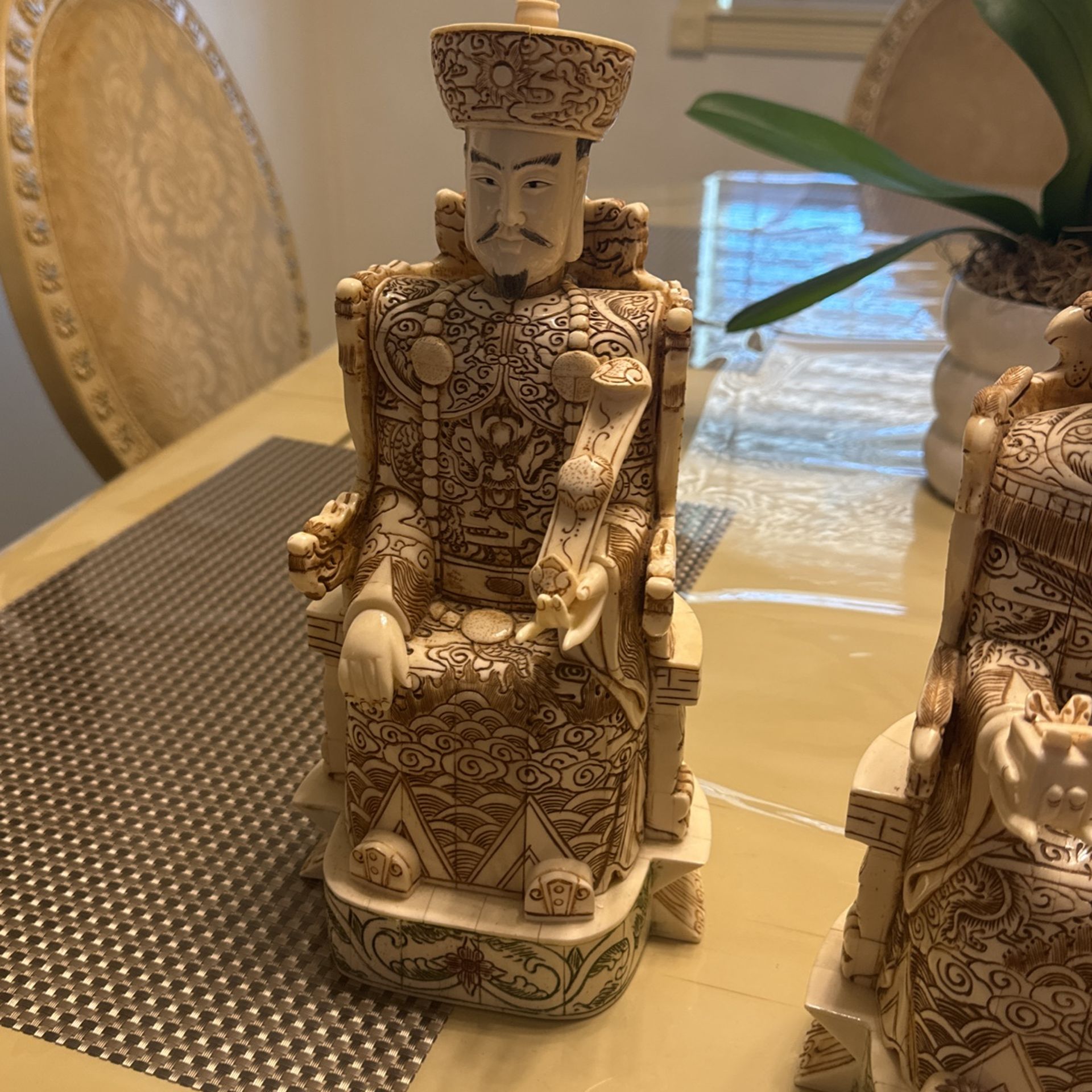 Ox Bone Chinese Figurines Purchased For 7,000