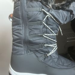 Brand New Gray Winter Snow Boots