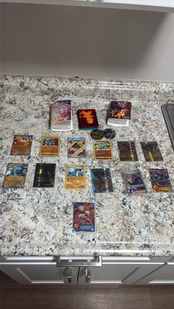 Pokémon Card Collection with sleeve protectors