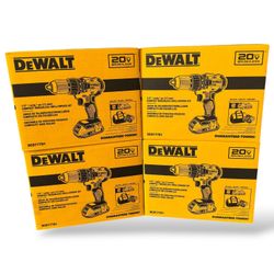 NEW Dewalt Drill Set w/ Battery, Charger, & Bag DCD777D1