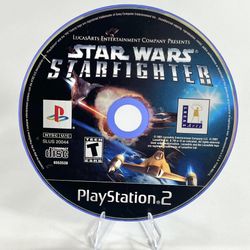 Star Wars Starfighter PS2 PlayStation 2 2001 Disc Only Tested