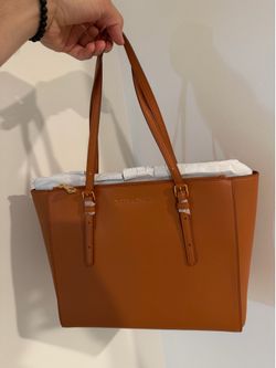 Marc Jacobs Leather Tote — Smoked Almond (NWT) — $175