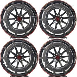 22" FORGED Mercedes-Benz BRABUS Wheels Rims Set of 4 22X10 5x130