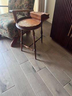 Smoking side table