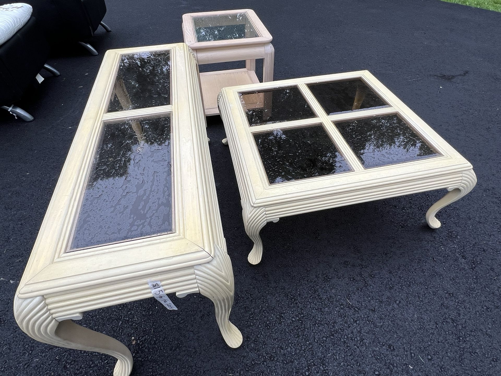 $65 For All 3 Cream Or Off White Tables