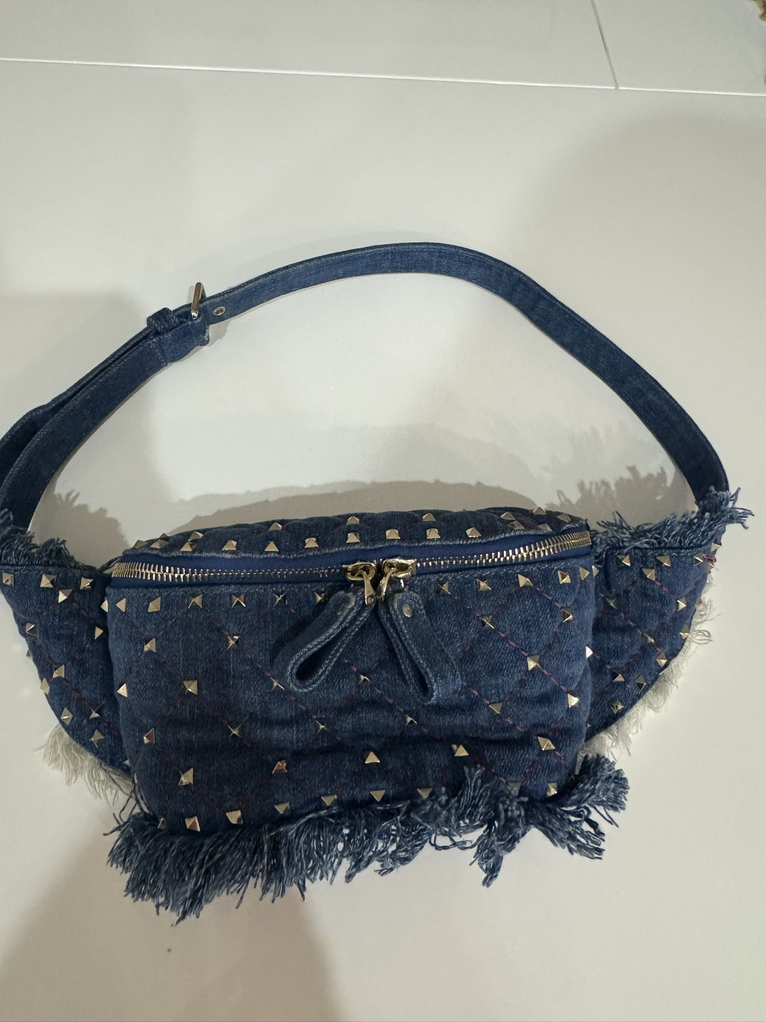 Denim Belt Bag