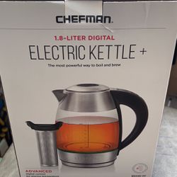 Chefman 1.8L Digital Precision Electric Kettle W/ Tea Infuser (Top