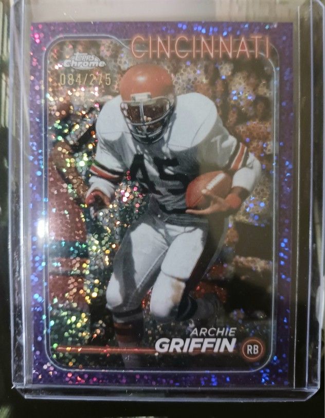Really Nice Archie Griffin Rookie, # 84/275 Cqrd MINT