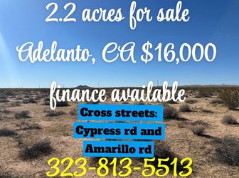 2.2 acres Adelanto