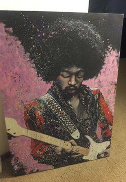 Jimi on canvass