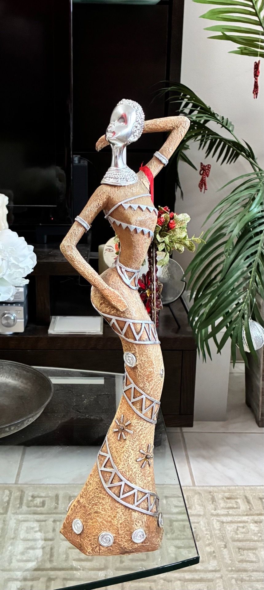 African Tribal Women Statue