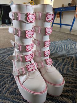 Gloomy Bear X YRU platform boots!/ Size 11