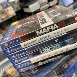 MAFIA 3 + 5 PS4 GAME BUNDLE : NEAR MINT CONDITION |