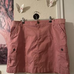 Lee Plus Size pink skirt with pockets size 18 pre-owned 