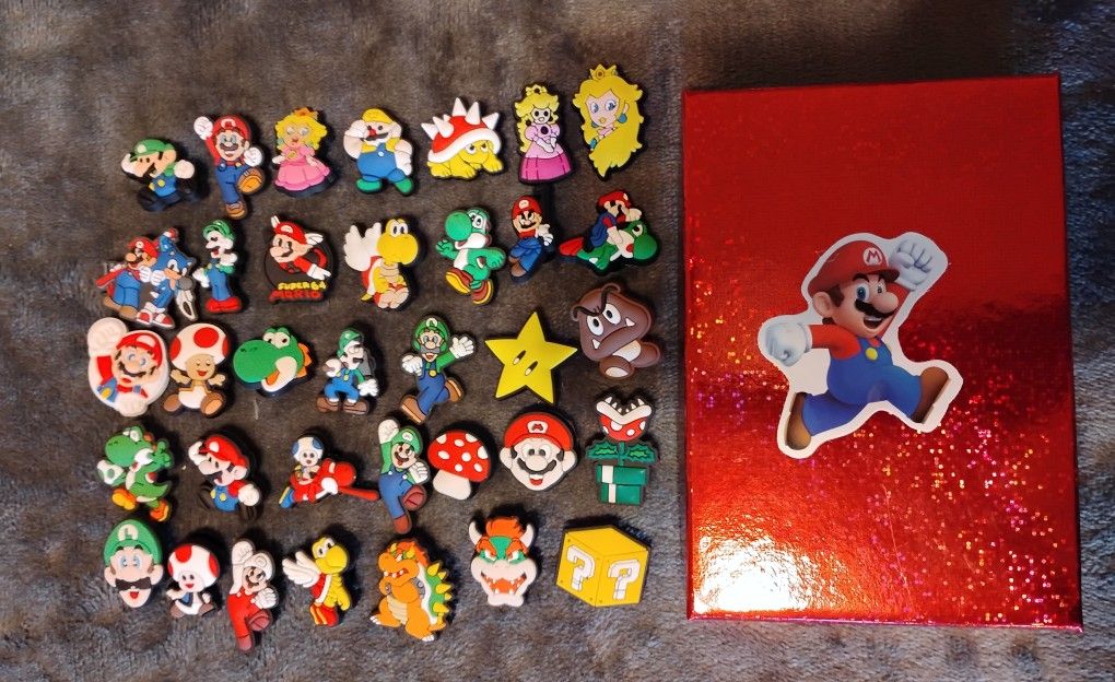 Super Mario Jibbitz W Box lot