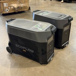 EF ECOFLOW 7.2kWh Portable Power Station: DELTA Pro with Extra Battery, 120V Lifepo4 Battery Backup with Expandable Capacity, Solar Generator for Home