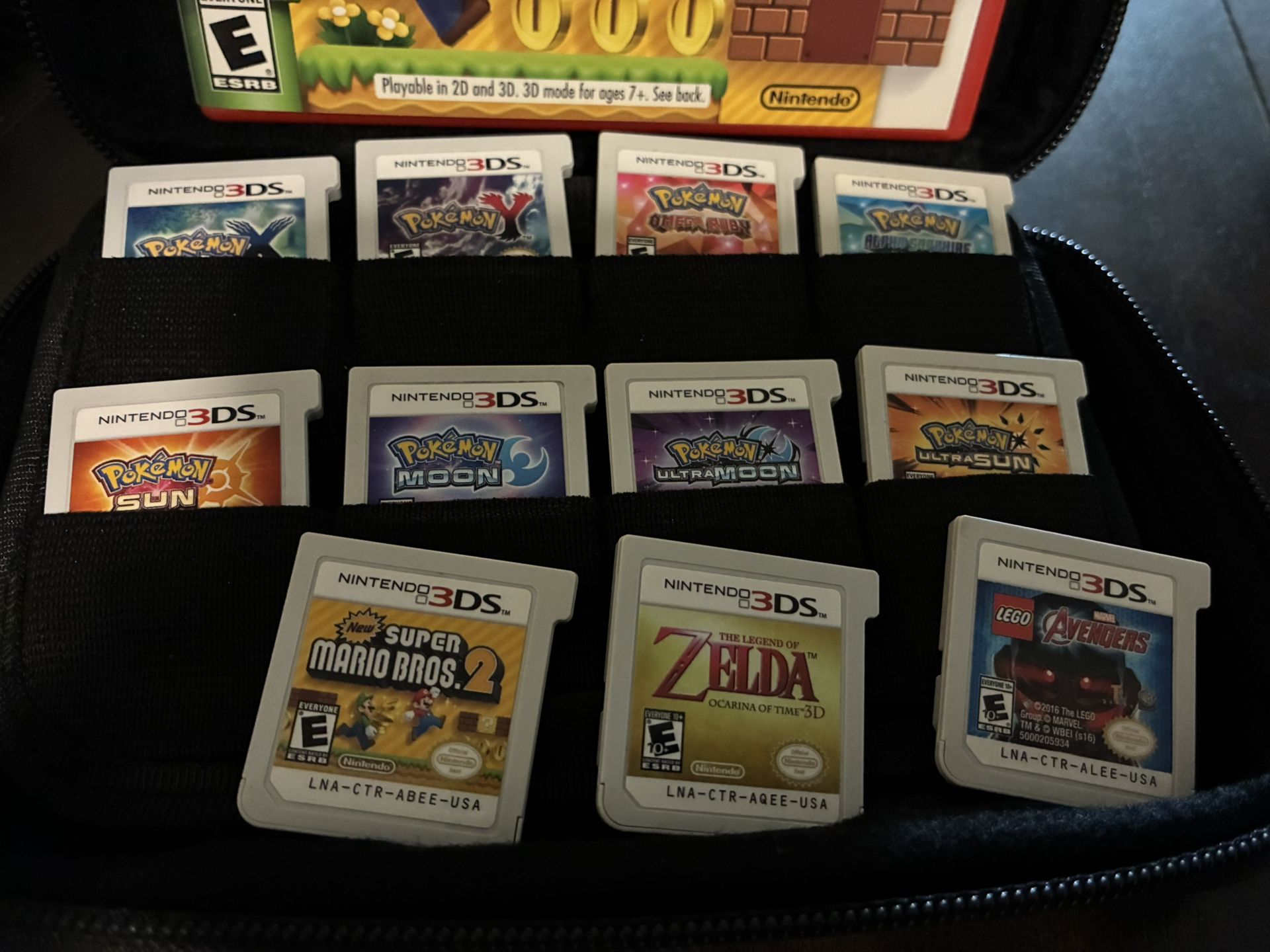 Nintendo 3DS Pokemon Mario Zelda Avengers