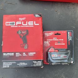 M18 Fuel Impact Drill & 5.0 Battery 