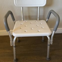 No Slip Shower Chair - Elderly Or Injury