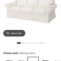 UPPLAND Sofa, Slipcover In Blekinge White