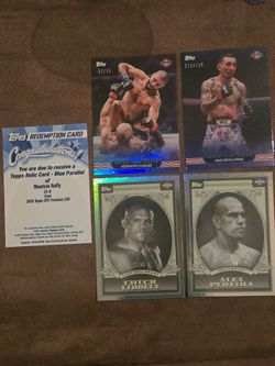 Topps UFC Freedom Numbered Trading Cards Lot