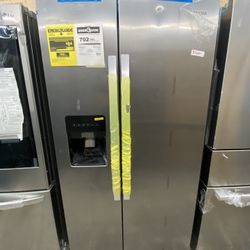 New 2022 Whirlpool Side By Side Refrigerator Stainless Steel