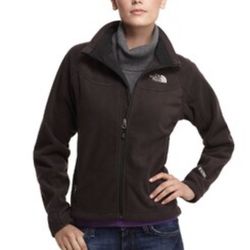 The North Face Size S Brown Active Full Zip Windstopper/HikingFleece Jacket