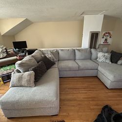 Sectional Gray Couch