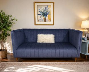Stylish Blue Sofa