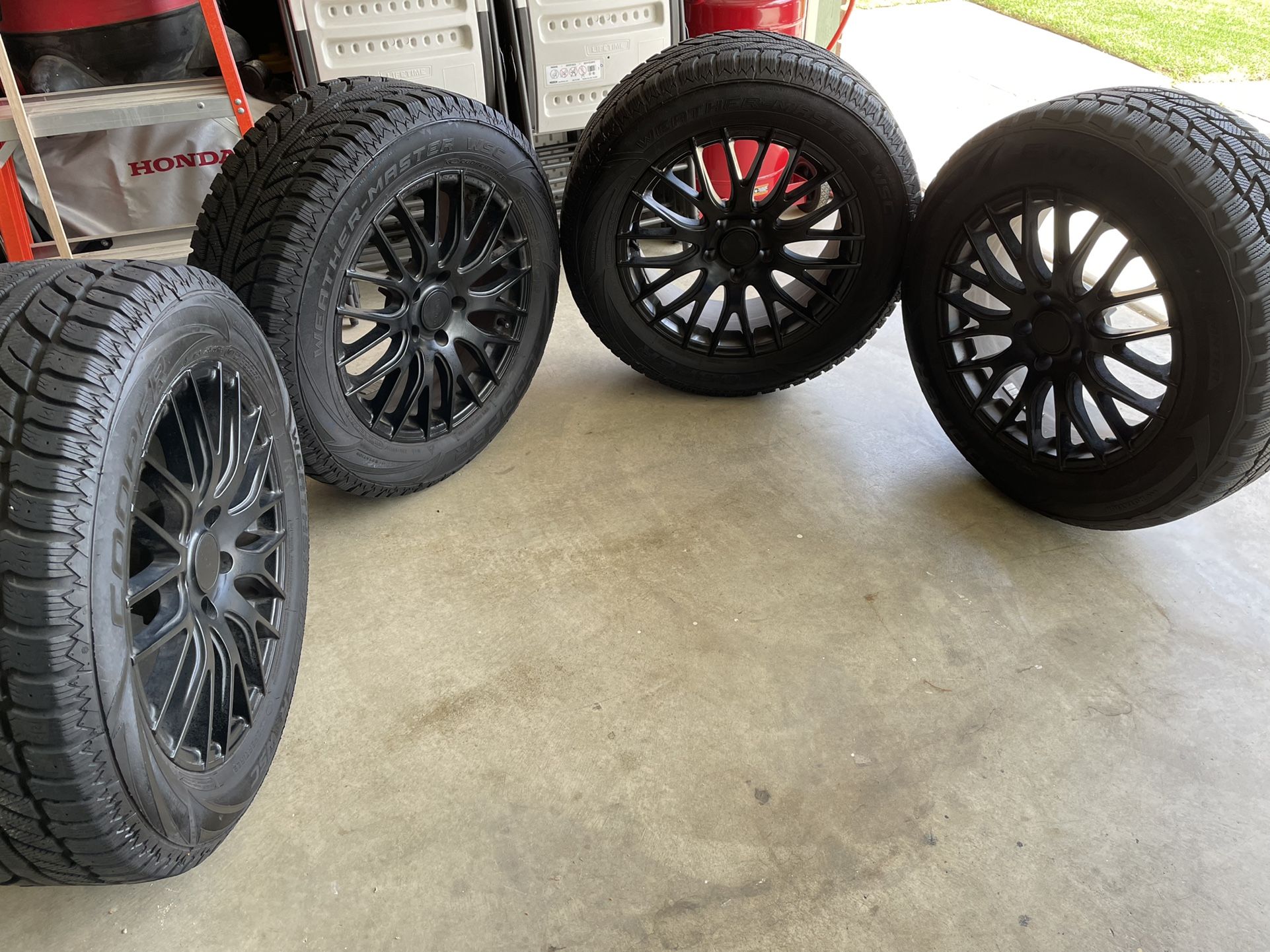 Cooper Weather Master Tires & Drag Wheels