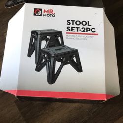 MR  Moto Step Stool Set Of 2 