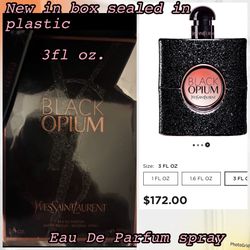 Black Opium new in plastic $100 firm!3fl oz