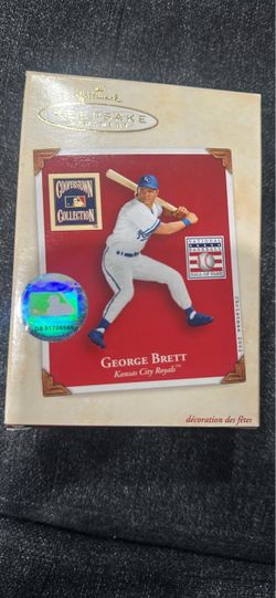 2002 GEORGE BRETT Hallmark Keepsake Christmas Ornament, Box