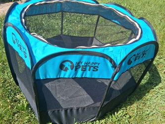 Portable foldable collasble pet play pen