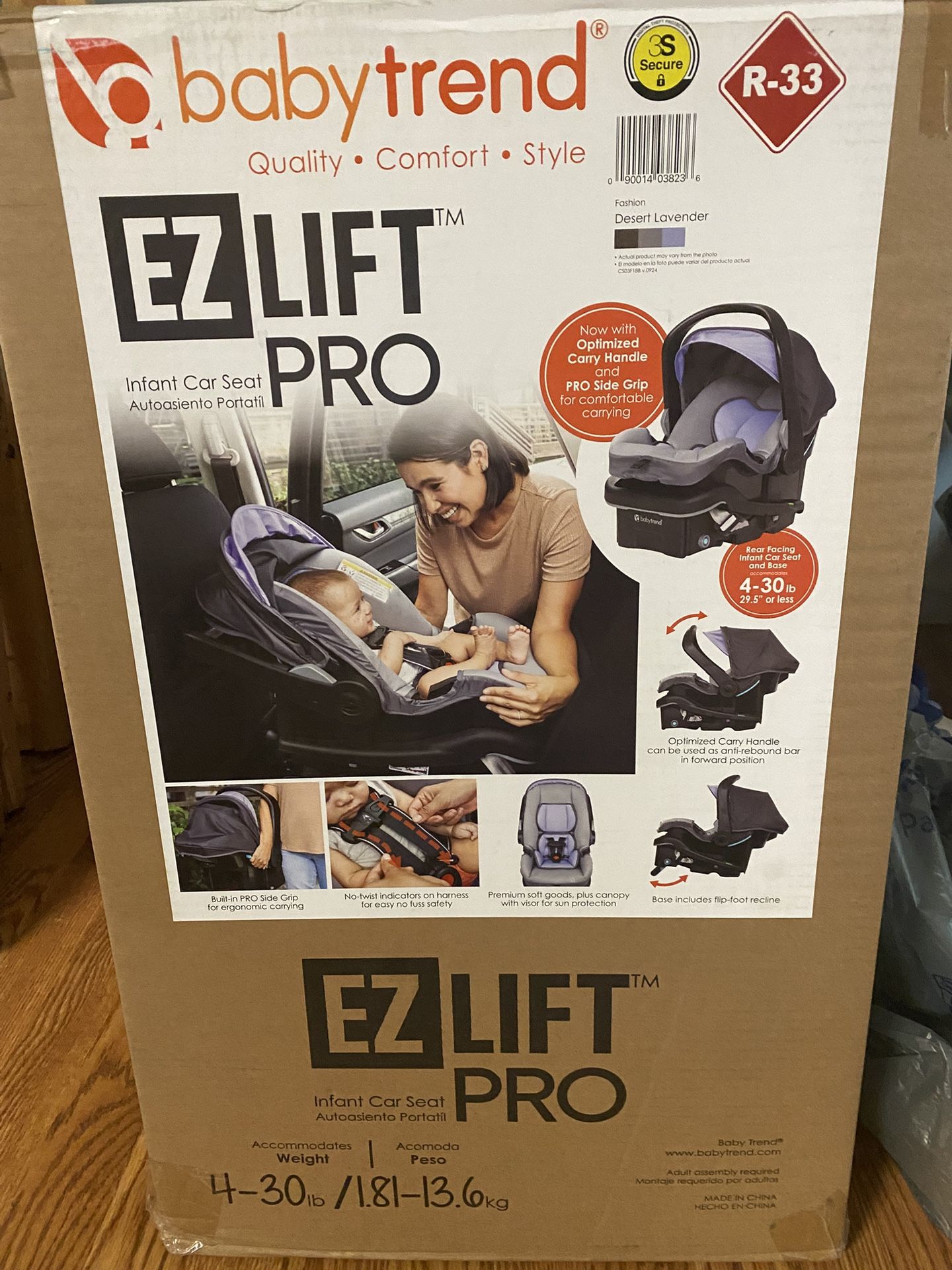 New Never Opened! Baby Trend EZ Lift Pro Infant Car Seat