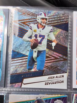 Josh Allen Panini Revolution Buffalo Bills Card