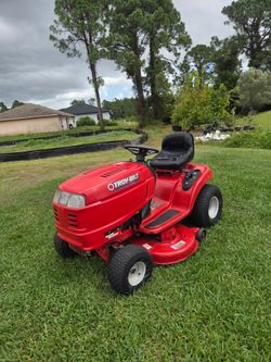 Troy-Bilt Super Bronco riding lawnmover