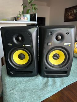 Powered Speakers KRK Rokit System  Professional Studio Pair   1 - KRK Systems Rokit 5 RPG2 Powered Active Studio Monitor Speaker - Tested  1 - KRK Sys