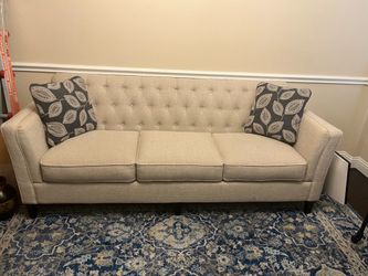 Classic Cream Sofa