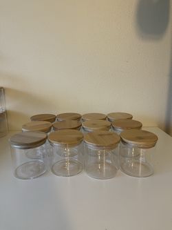 16oz glass storage jar 12 jars ($4 each/per jar)