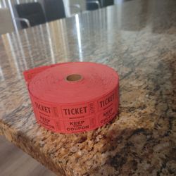 Carnival Tickets - 1,950 Count