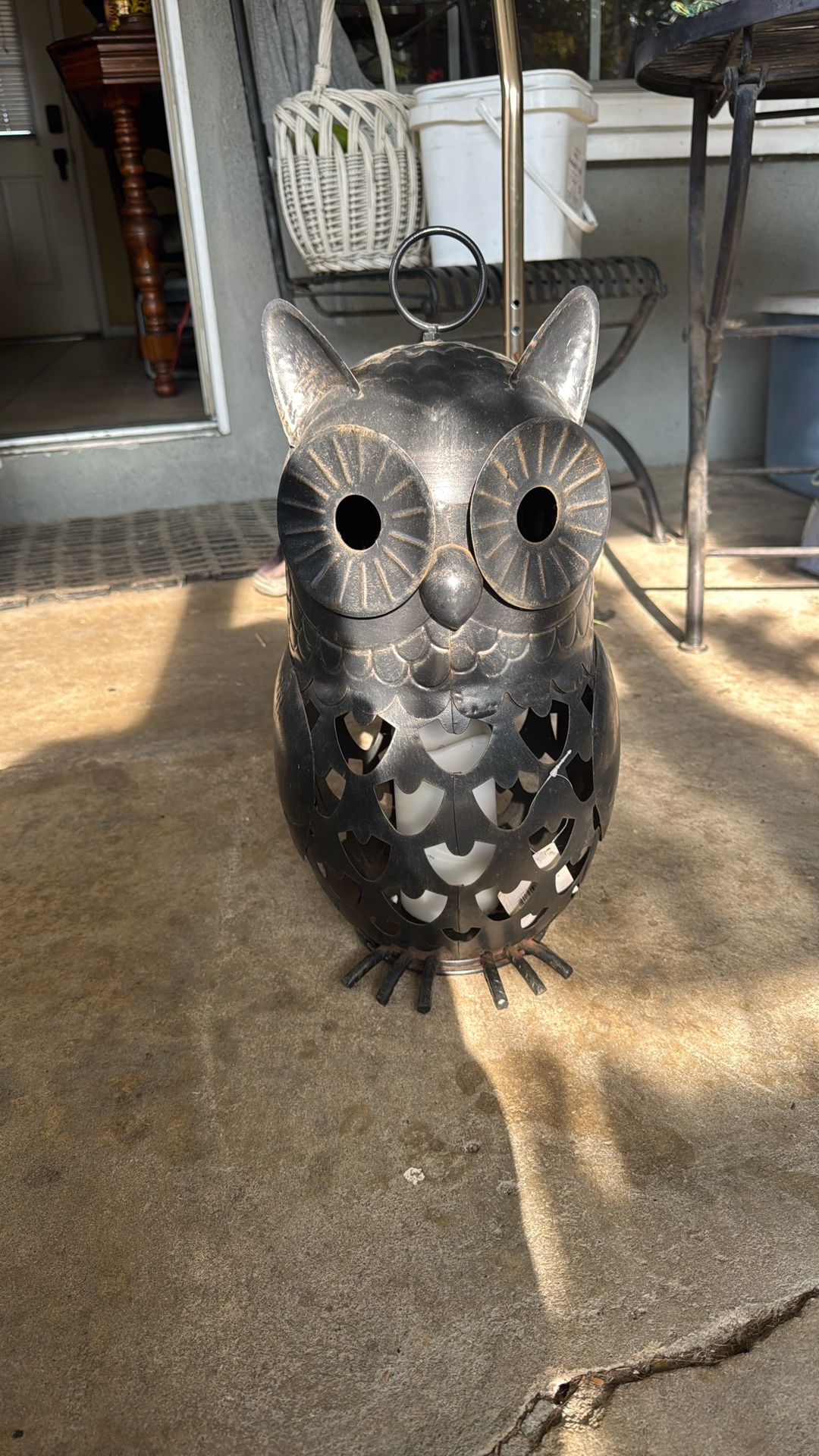 Fake Candle Owl Lantern