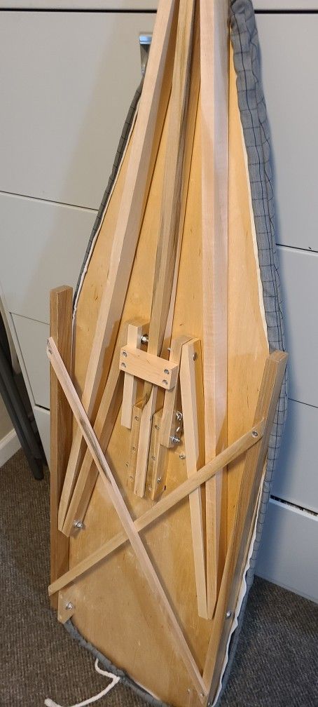 AMISH-MADE WOODEN IRONING BOARD