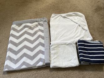 Baby Blanket (1), Waddles (4 Sheets), Towel (1)