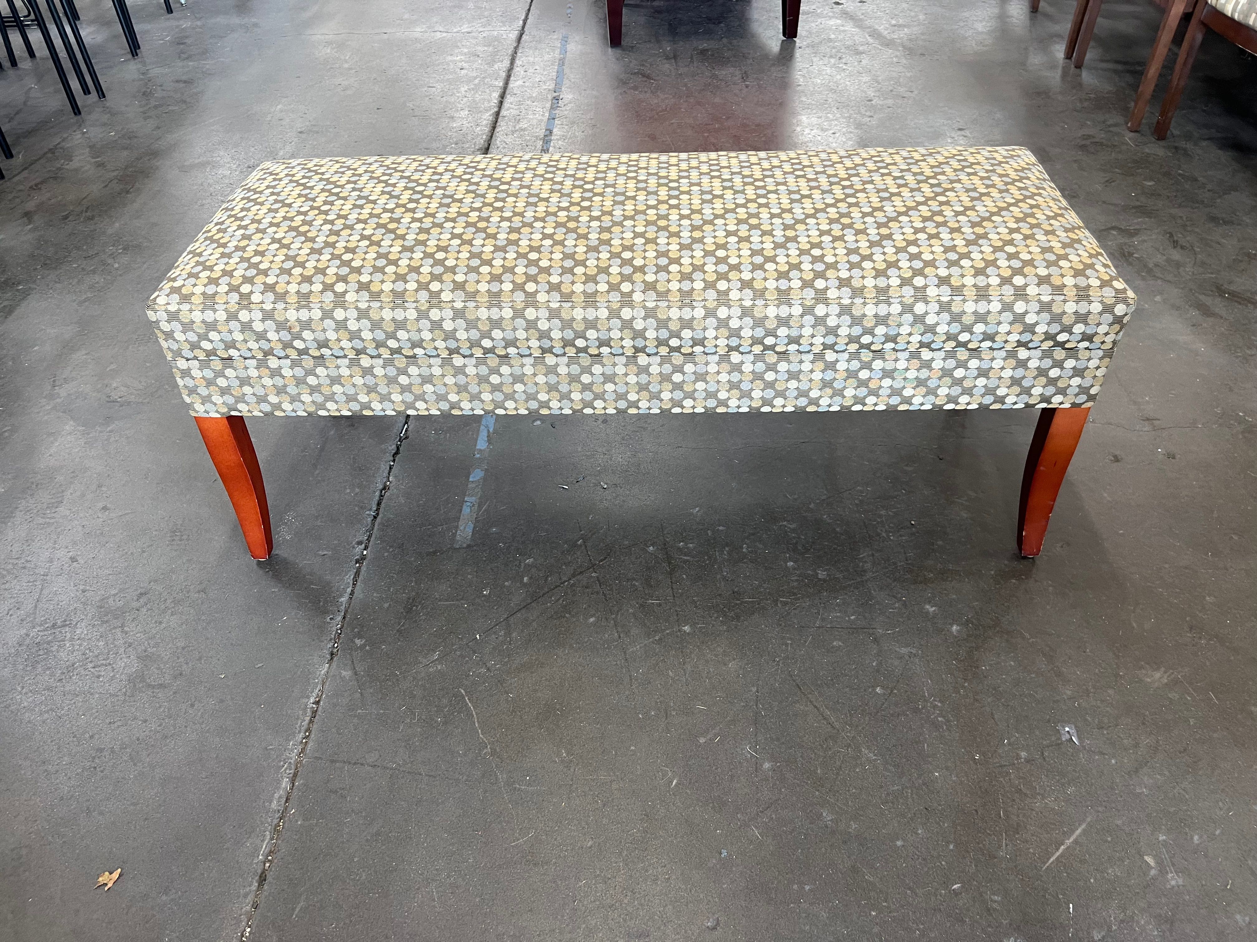 Cushioned Bench for Home or Waiting Room