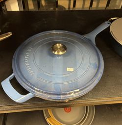 Tramontina 12" Enameled Cast Iron Skillet with Lid