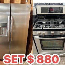 SET DE REFRIGERADOR Y ESTUFA EN MUY BUENAS CON DICIONES CON 2 MESES DE GARANTÍA 