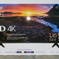 Hisense Roku TV  ULED 4K 55”