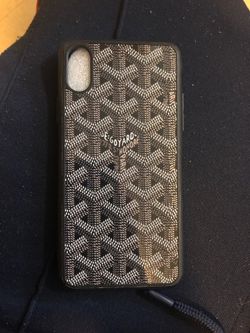Goyard iPhone X phone case regular size NOT PLUS